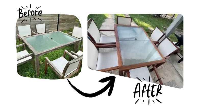 teak furniture restoration process